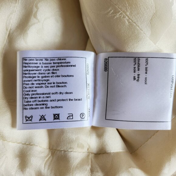 CHANEL ECRU 2017 17A PARIS COSMOPOLITE COLLECTION TWEED JACKET (40) - Picture 14 of 14